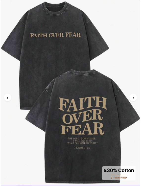 Faith Over Fear Essential Men’s Tee