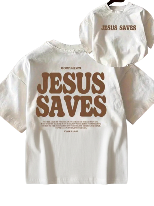 Jesus Saves Premium Women’s Tee