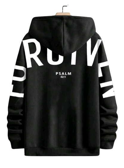 Forgiven – Psalm 32:1 Premium Men’s Hoodie