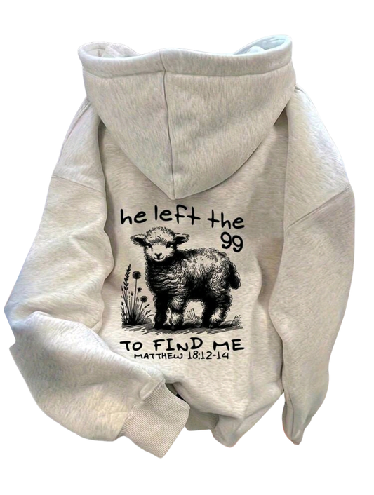 He Left the 99 to Find Me Premium Women’s Hoodie